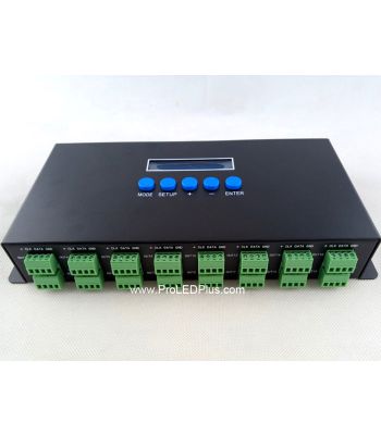 Artnet-SPI DMX Pixel Controller, 16CH, 5440 pixels, 5-24V